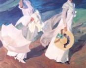 Promenade by the Sea - 华金·索罗利亚·巴斯蒂达